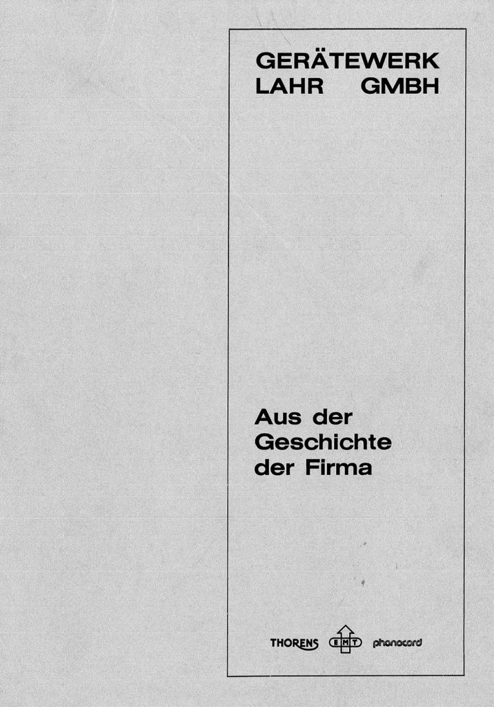 Gerätewerk Lahr GmbH Prospekt